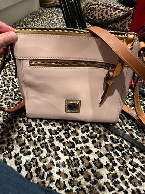 Dooney & Bourke pink leather crossbody